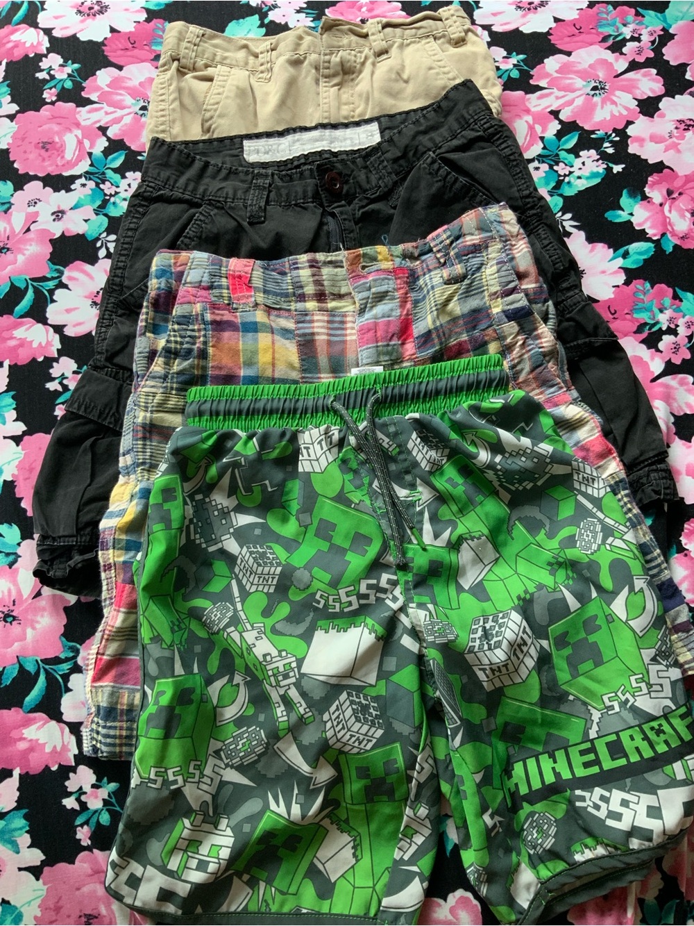 Bulk Lot of boys shorts and swim trunks size 8
